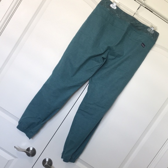 PATAGONIA ROCK CLIMBING PANTS / JOGGERS TEAL - Picture 7 of 9